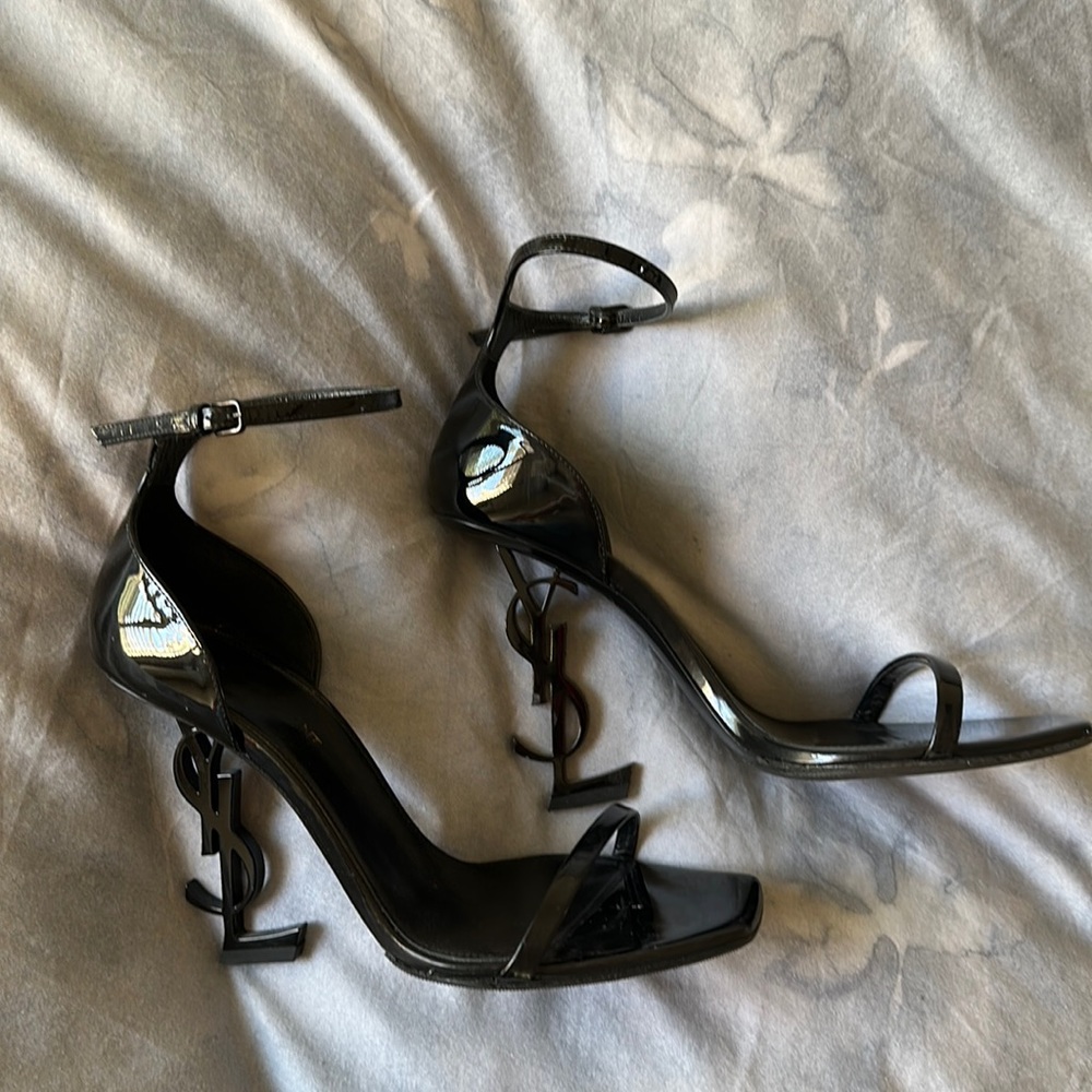 Saint Laurent Opyum 110 Patent Sandal